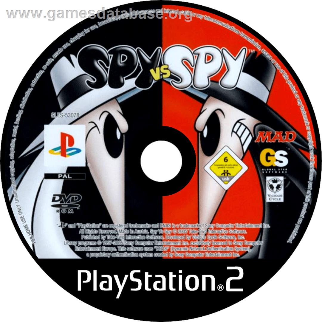 Spy Vs. Spy - Sony Playstation 2 - Artwork - Cartridge