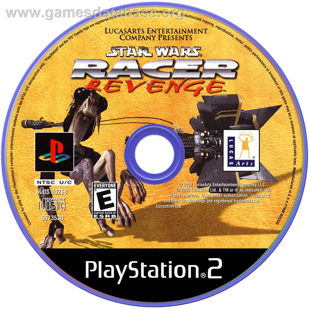Star Wars - Racer Revenge - Sony Playstation 2 - Artwork - Cartridge