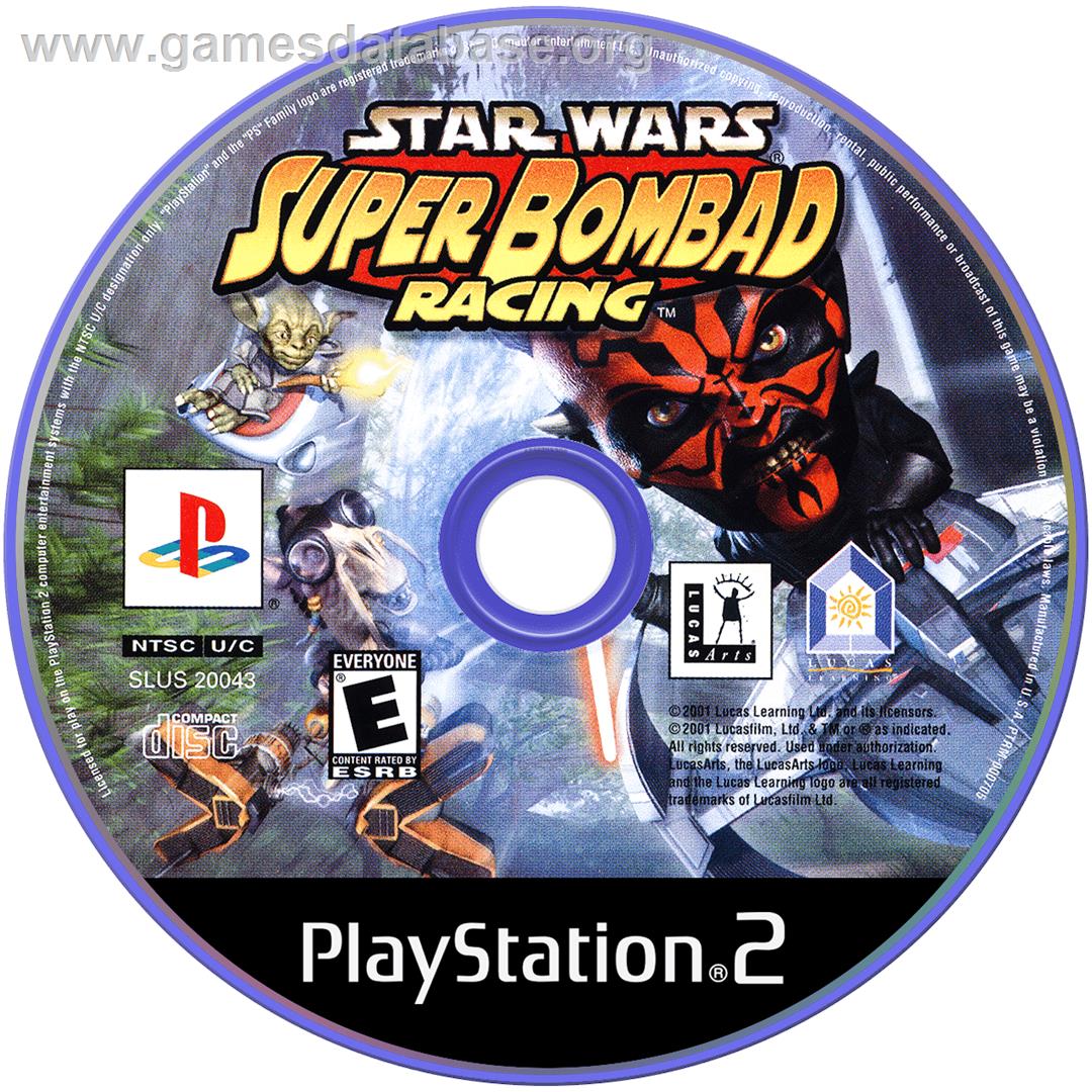 Star Wars - Super Bombad Racing - Sony Playstation 2 - Artwork - Cartridge