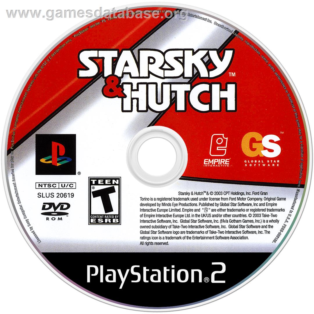 Starsky And Hutch - Sony Playstation 2 - Artwork - Cartridge