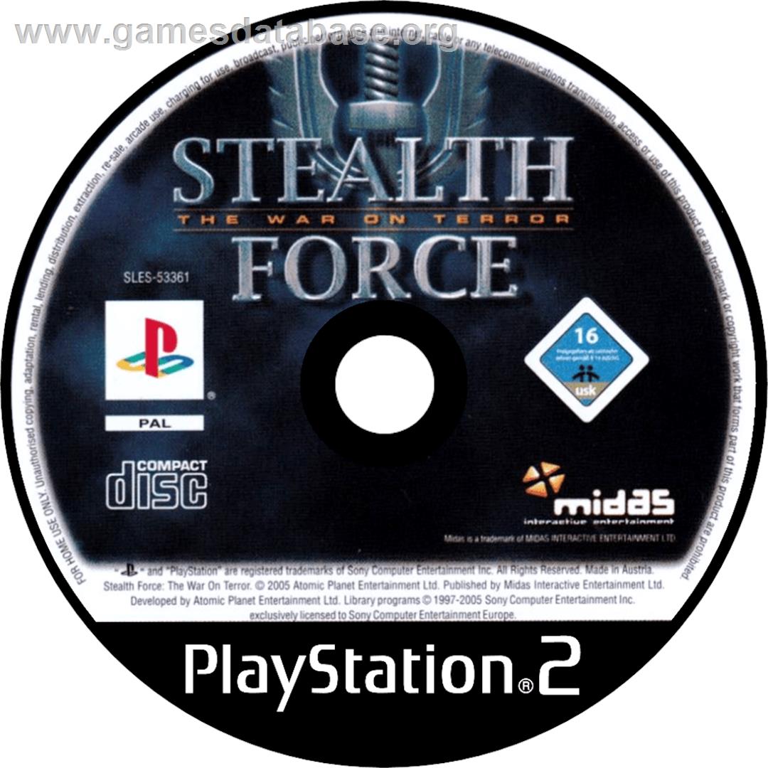 Stealth Force - The War On Terror - Sony Playstation 2 - Artwork - Cartridge
