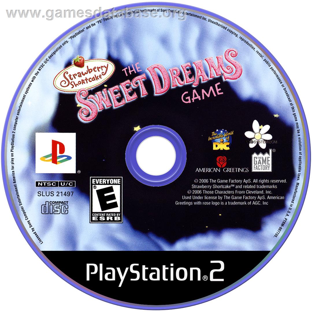 Strawberry Shortcake - The Sweet Dreams Game - Sony Playstation 2 - Artwork - Cartridge