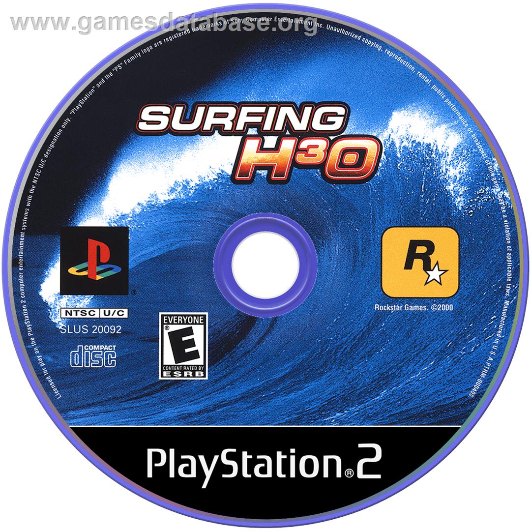 Surfing H3o - Sony Playstation 2 - Artwork - Cartridge