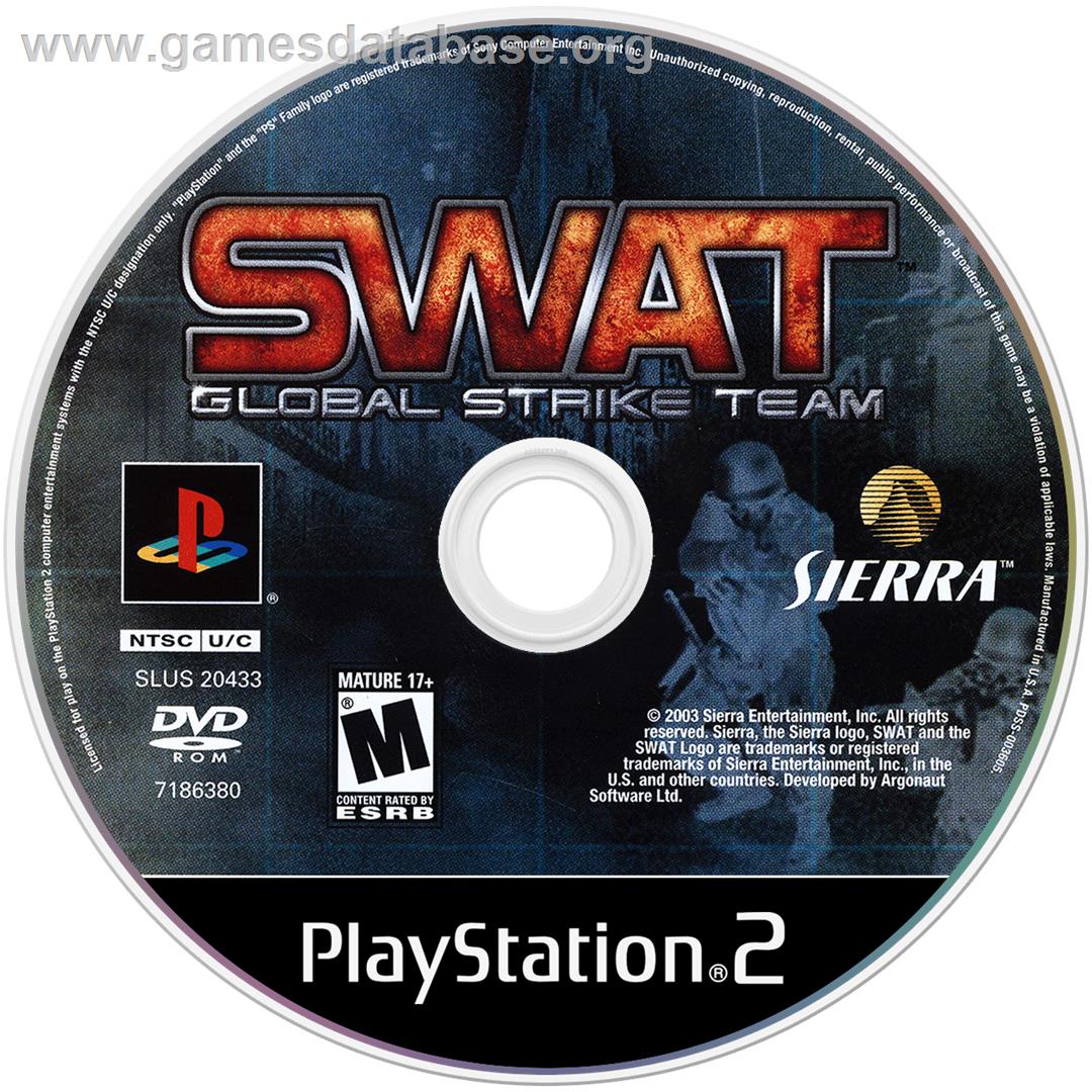 Swat - Global Strike Team - Sony Playstation 2 - Artwork - Cartridge