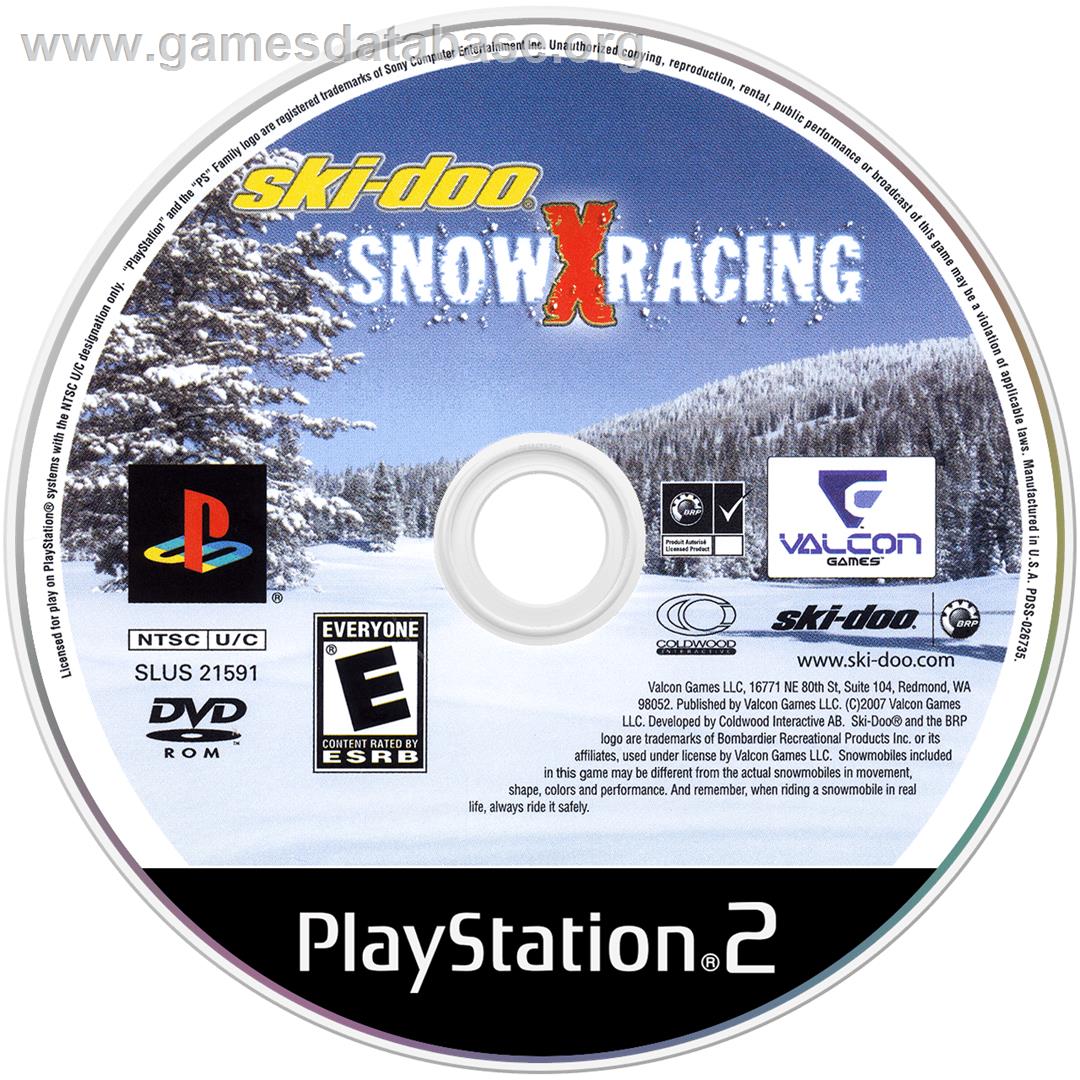Sxr - Snow X Racing - Sony Playstation 2 - Artwork - Cartridge