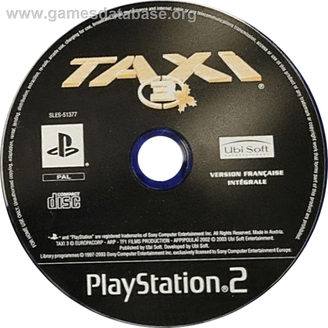 Taxi 3 - Sony Playstation 2 - Artwork - Cartridge