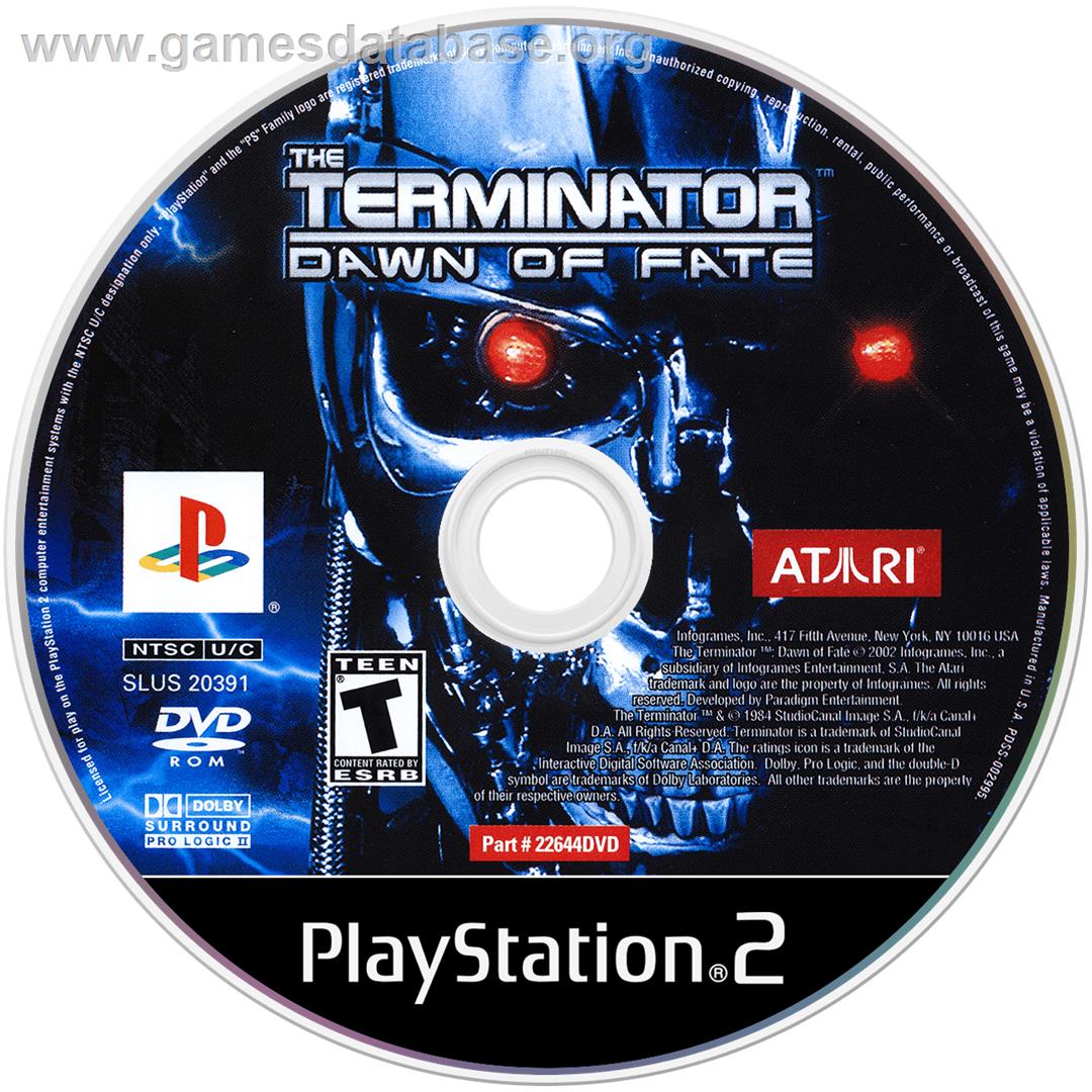 Terminator - Un Autre Futur, The - Sony Playstation 2 - Artwork - Cartridge