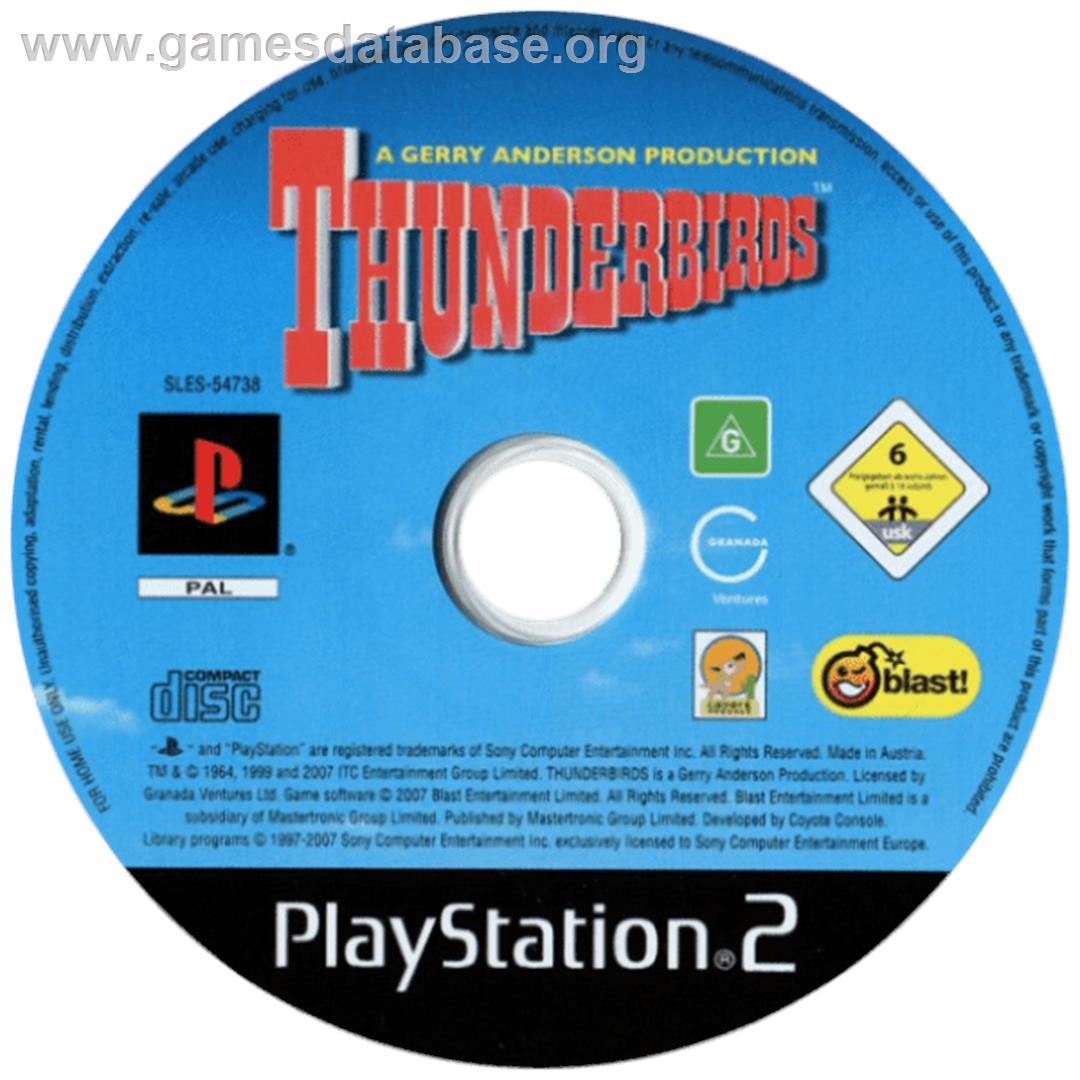 Thunderbirds - Sony Playstation 2 - Artwork - Cartridge