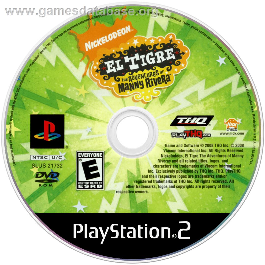Tigre - The Adventures Of Manny Rivera, El - Sony Playstation 2 - Artwork - Cartridge