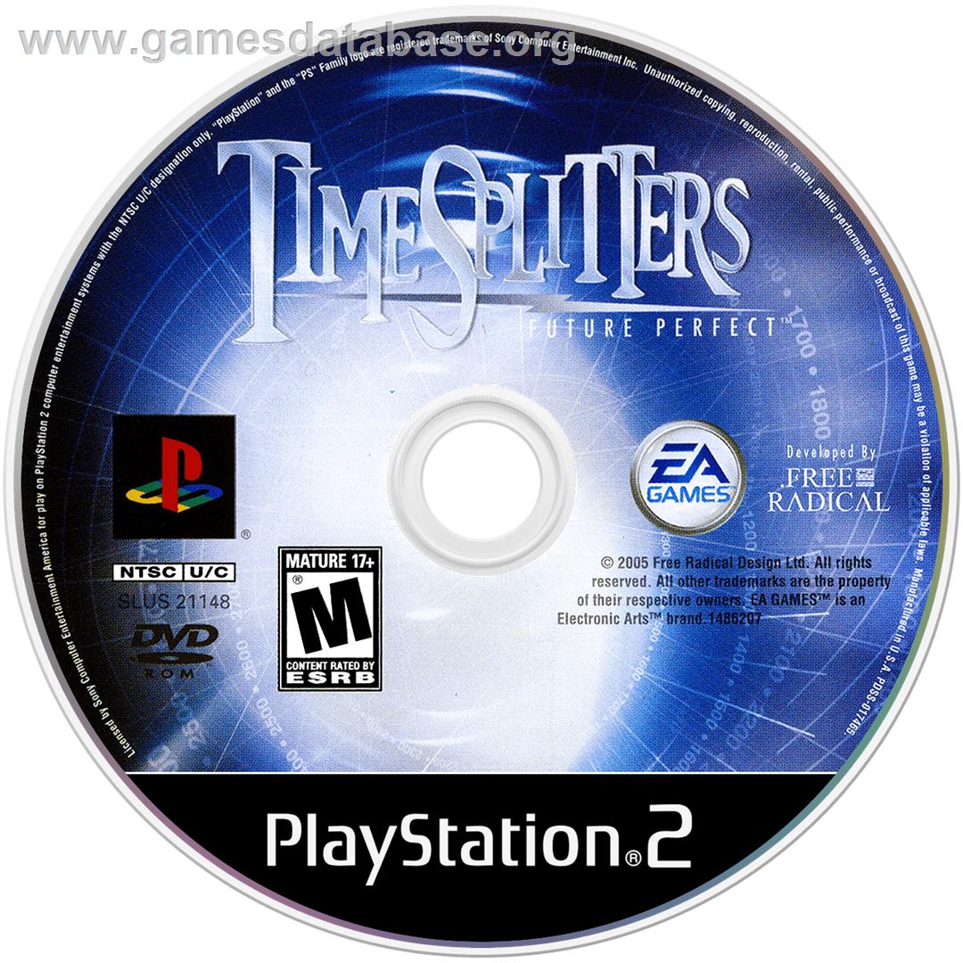 Timesplitters - Future Perfect - Sony Playstation 2 - Artwork - Cartridge