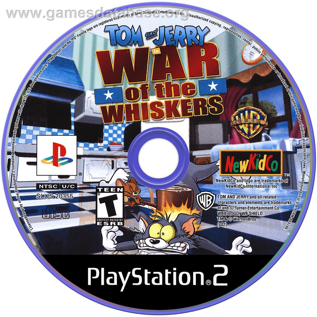 Tom And Jerry In War Of The Whiskers - Sony Playstation 2 - Artwork - Cartridge