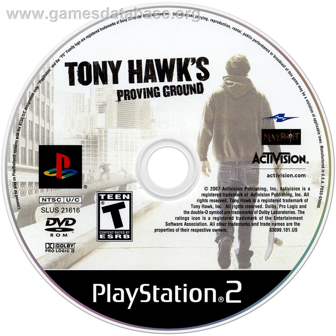 Tony Hawk's Underground 2 - Sony Playstation 2 - Artwork - Cartridge