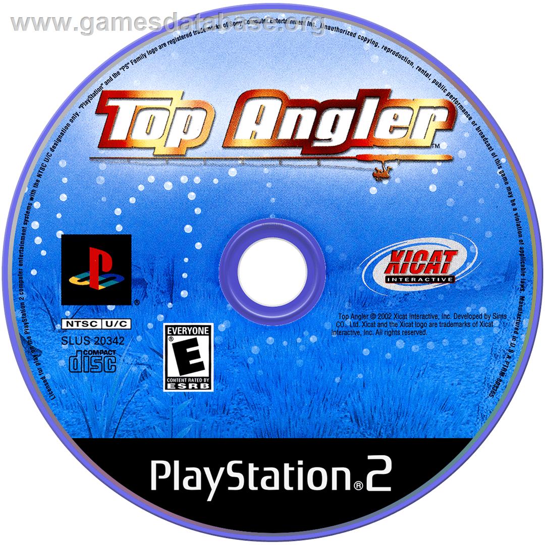 Top Angler - Real Bass Fishing - Sony Playstation 2 - Artwork - Cartridge