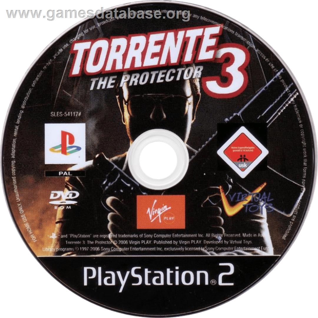 Torrente 3 - El Protector - Sony Playstation 2 - Artwork - Cartridge