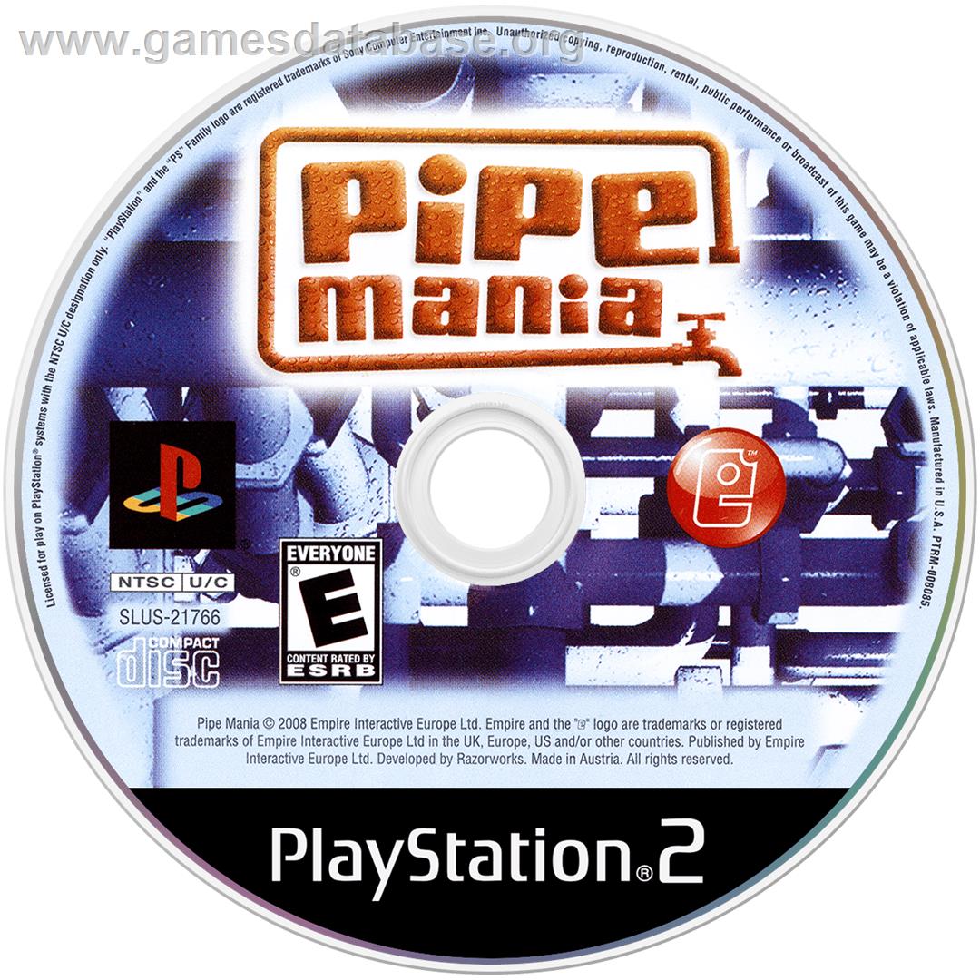 Tube Mania - Sony Playstation 2 - Artwork - Cartridge