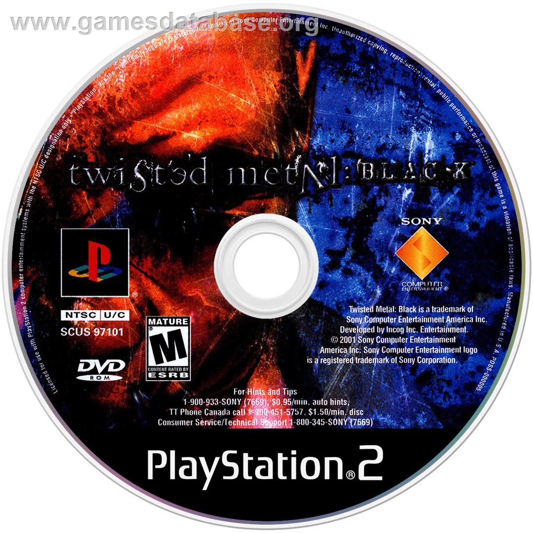 Twisted Metal - Black Online - Sony Playstation 2 - Artwork - Cartridge