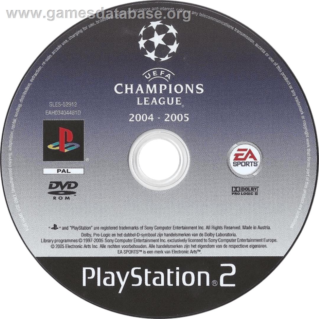 Uefa Champions League 2004-2005 - Sony Playstation 2 - Artwork - Cartridge