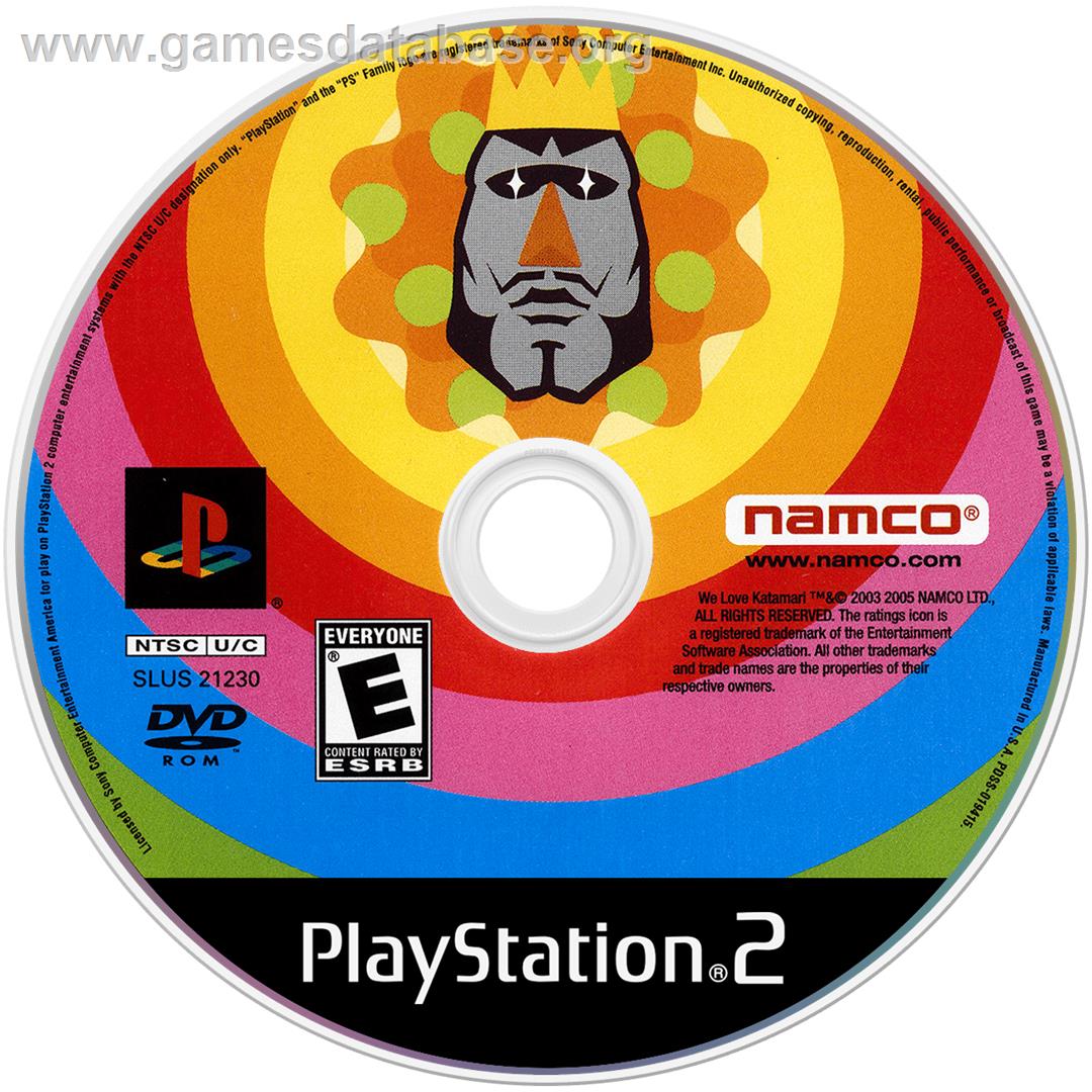 We Love Katamari - Sony Playstation 2 - Artwork - Cartridge