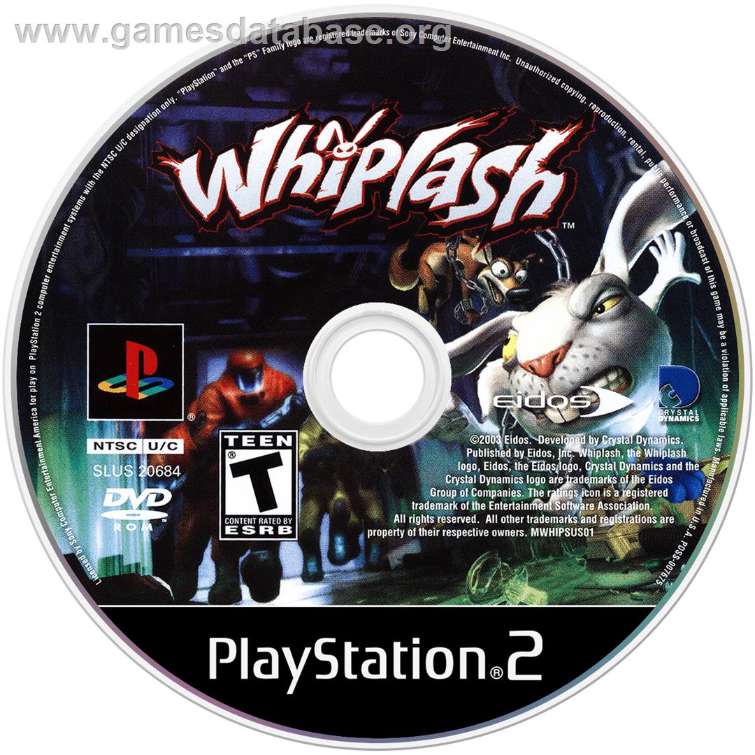 Whiplash - Sony Playstation 2 - Artwork - Cartridge