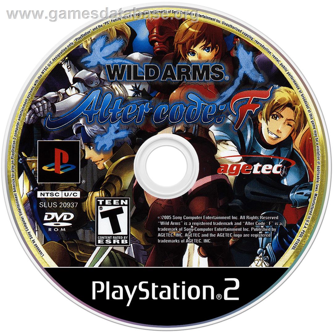 Wild Arms Alter Code - F - Sony Playstation 2 - Artwork - Cartridge