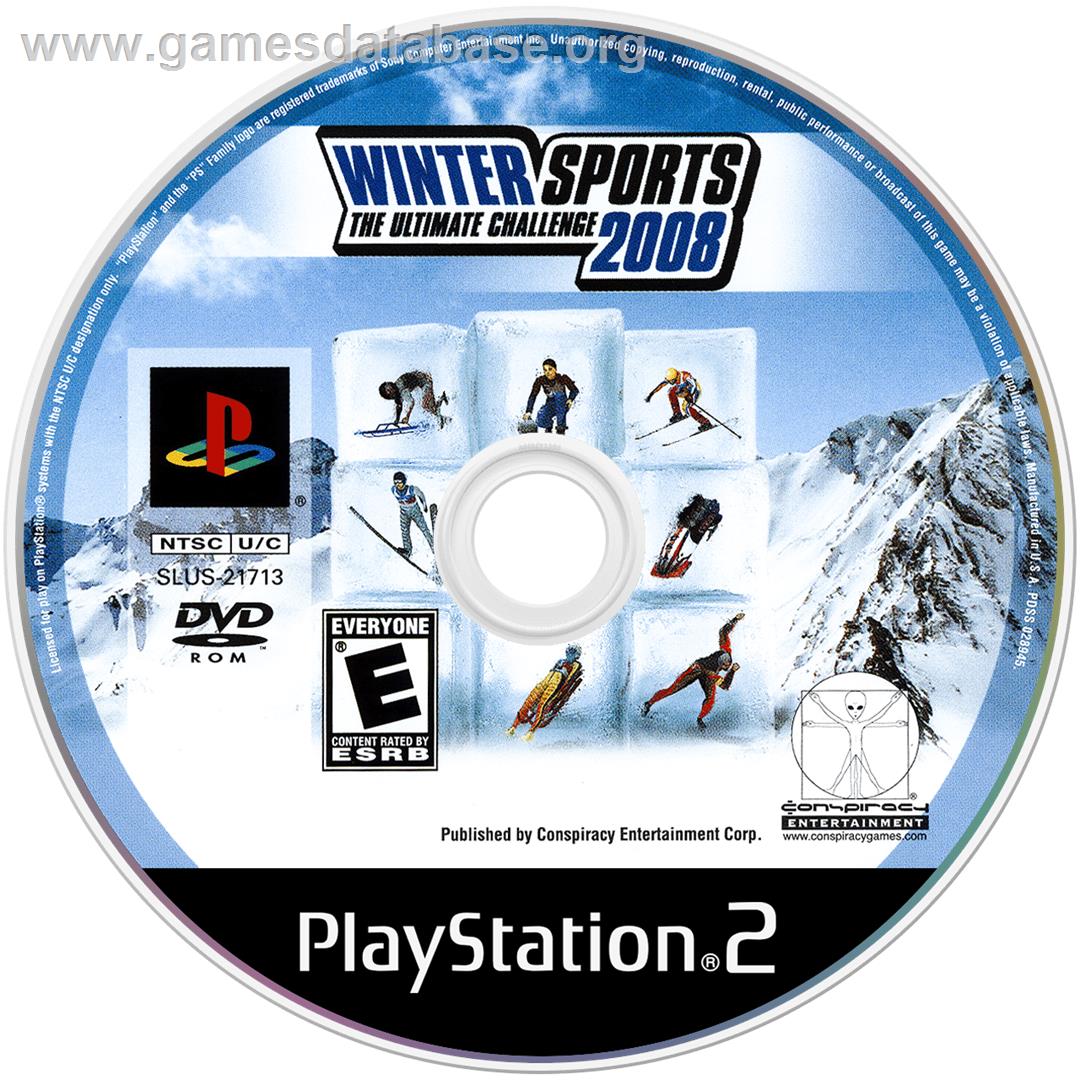 Winter Sports 2008 - The Ultimate Challenge - Sony Playstation 2 - Artwork - Cartridge