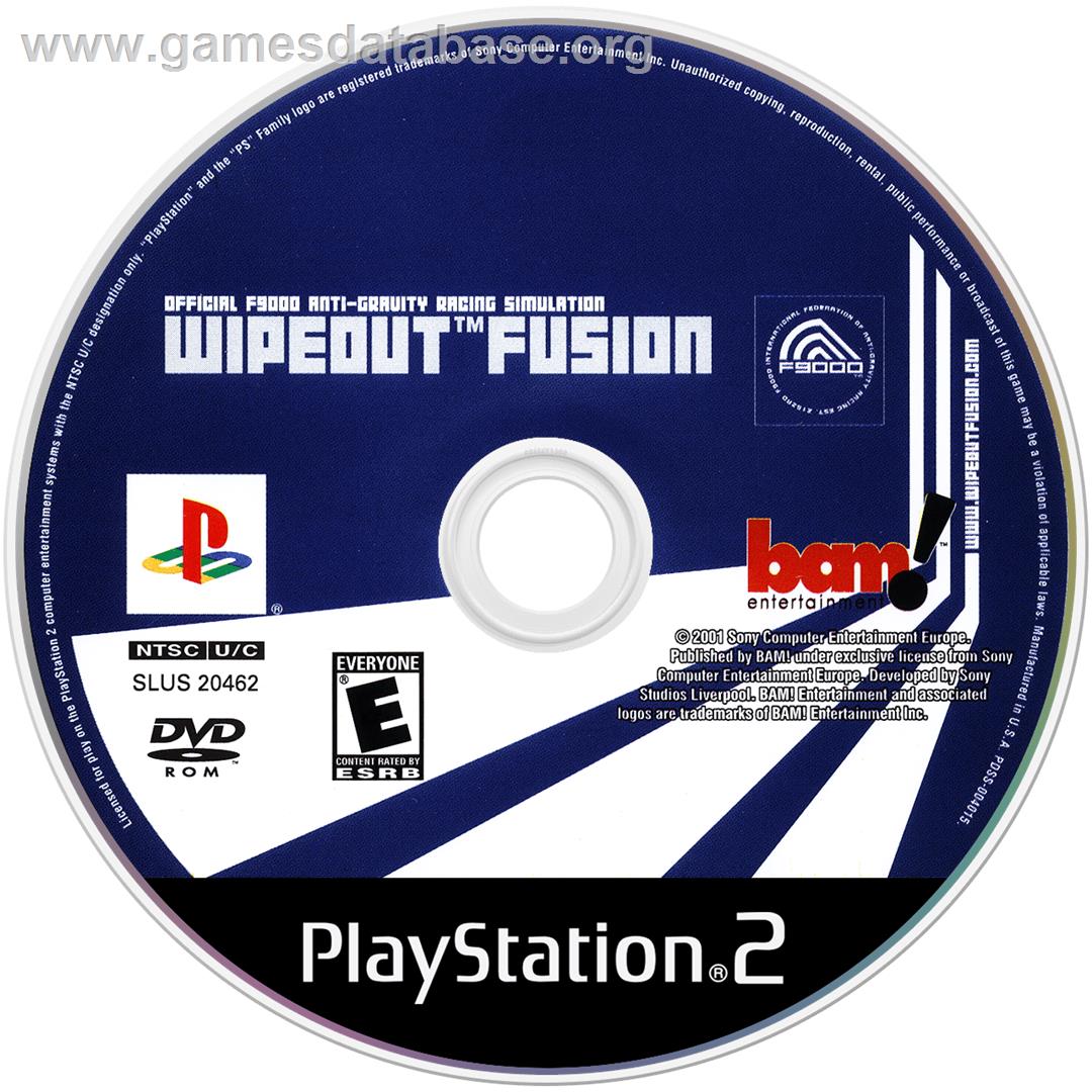 Wipeout Fusion - Sony Playstation 2 - Artwork - Cartridge
