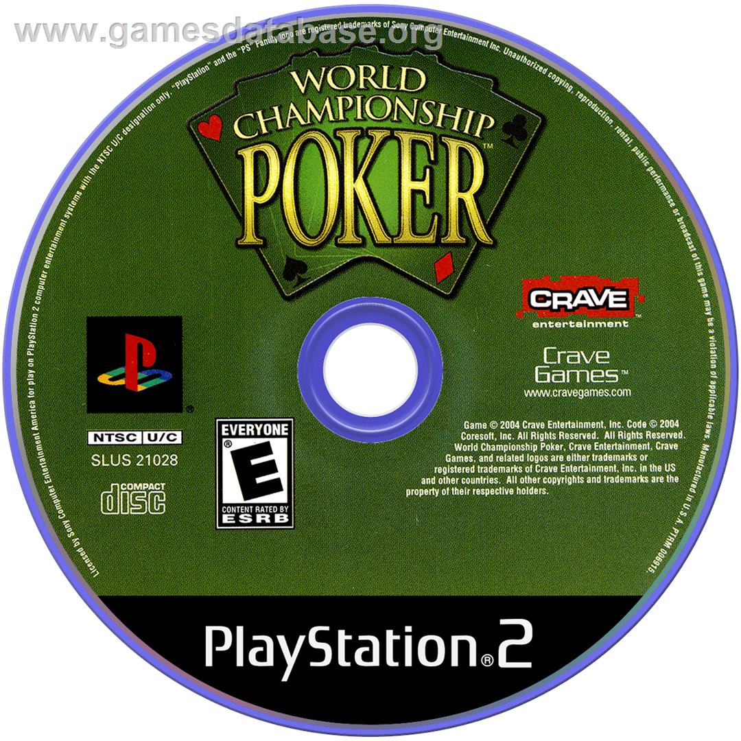 World Championship Poker - Sony Playstation 2 - Artwork - Cartridge