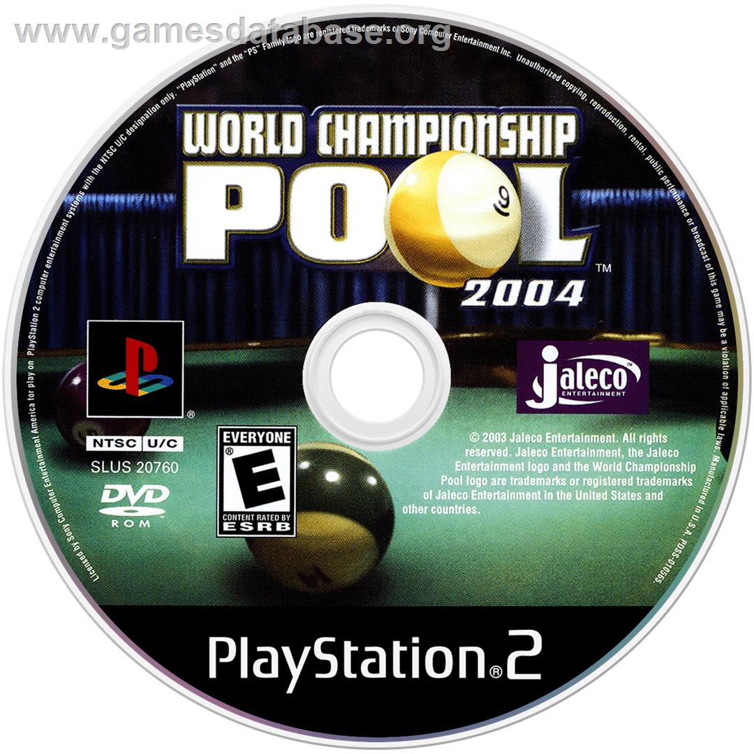 World Championship Pool 2004 - Sony Playstation 2 - Artwork - Cartridge