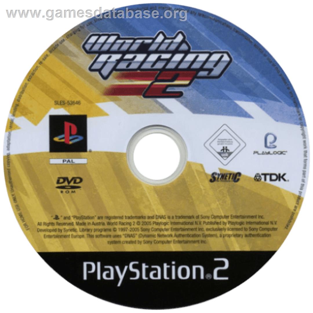 World Racing 2 - Sony Playstation 2 - Artwork - Cartridge