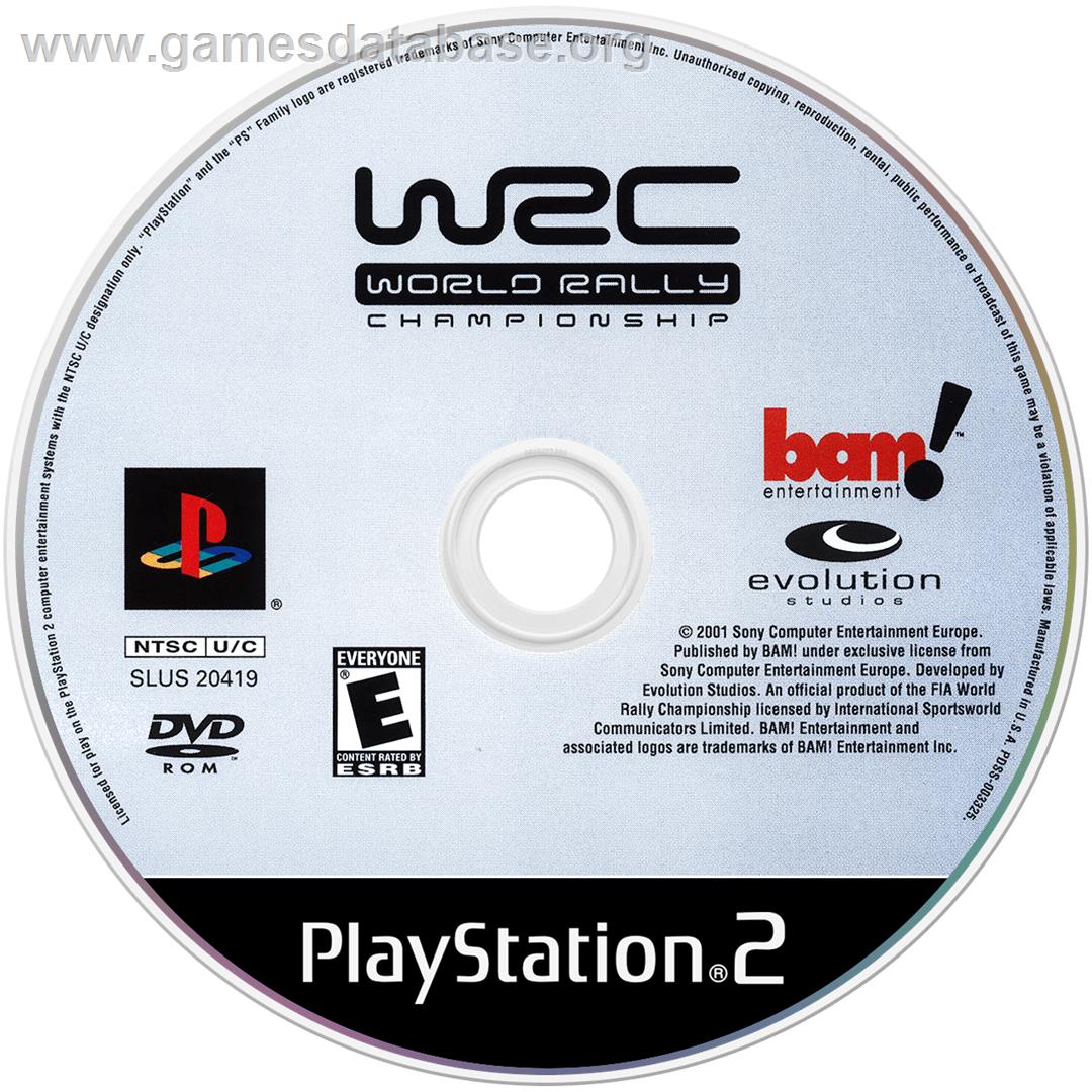 World Rally Championship - Sony Playstation 2 - Artwork - Cartridge