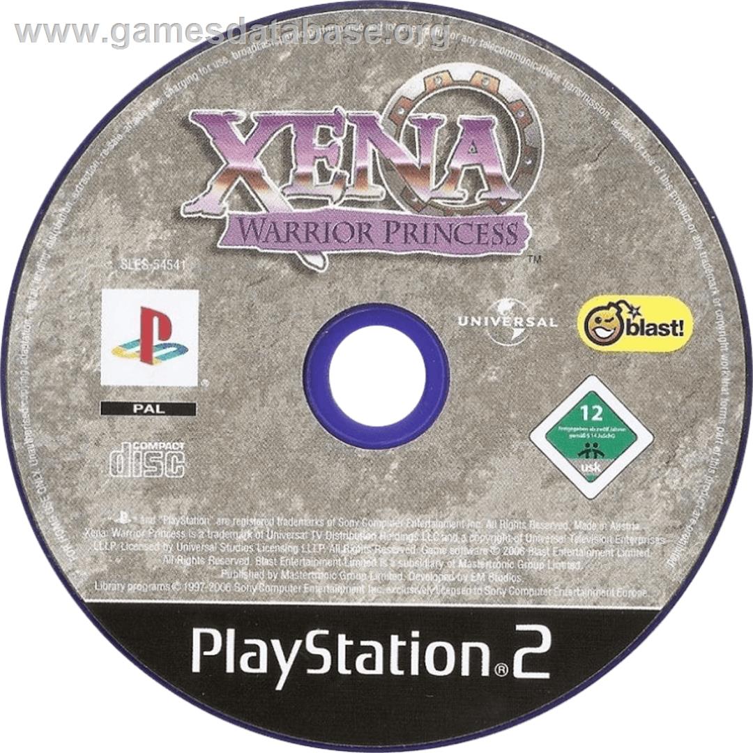 Xena - Warrior Princess - Sony Playstation 2 - Artwork - Cartridge