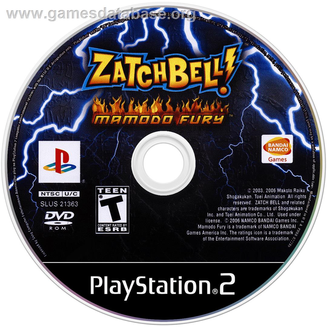 Zatchbell! - Mamodo Fury - Sony Playstation 2 - Artwork - Cartridge