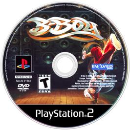 Artwork on the Disc for B-Boy on the Sony Playstation 2.