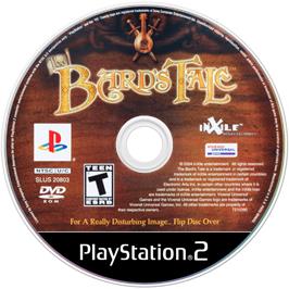 Artwork on the Disc for Bard's Tale on the Sony Playstation 2.