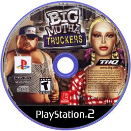 Artwork on the Disc for Big Mutha Truckers on the Sony Playstation 2.