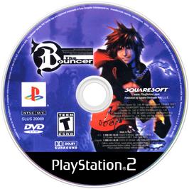 Artwork on the Disc for Bouncer on the Sony Playstation 2.