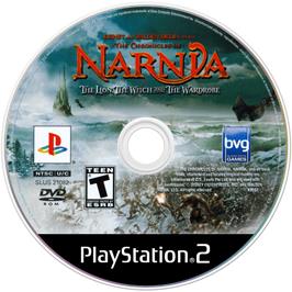 Artwork on the Disc for Chronicles of Narnia: The Lion, the Witch and the Wardrobe on the Sony Playstation 2.