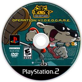 Artwork on the Disc for Codename: Kids Next Door - Operation: V.I.D.E.O.G.A.M.E. on the Sony Playstation 2.