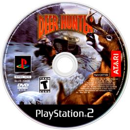 Artwork on the Disc for Deer Hunter on the Sony Playstation 2.