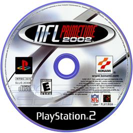 Artwork on the Disc for ESPN NFL Primetime 2002 on the Sony Playstation 2.