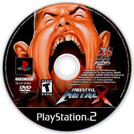 Artwork on the Disc for Freestyle MetalX on the Sony Playstation 2.