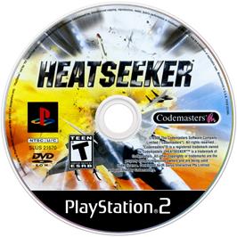 Artwork on the Disc for Heat Seeker on the Sony Playstation 2.