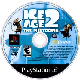 Artwork on the Disc for Ice Age 2: The Meltdown on the Sony Playstation 2.