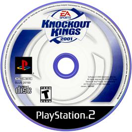 Artwork on the Disc for Knockout Kings 2001 on the Sony Playstation 2.