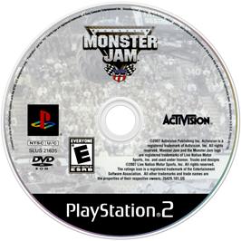 Artwork on the Disc for Monster Jam: Maximum Destruction on the Sony Playstation 2.