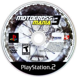 Artwork on the Disc for Motocross Mania 3 on the Sony Playstation 2.