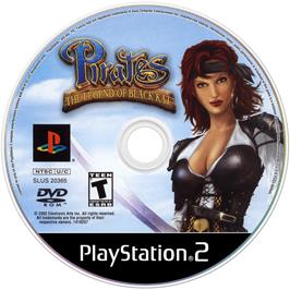 Artwork on the Disc for Pirates: The Legend of Black Kat on the Sony Playstation 2.