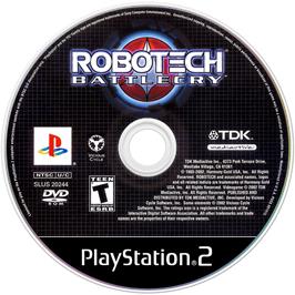Artwork on the Disc for Robotech: Battlecry (Collector's Edition) on the Sony Playstation 2.