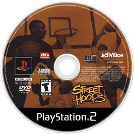 Artwork on the Disc for Street Hoops on the Sony Playstation 2.