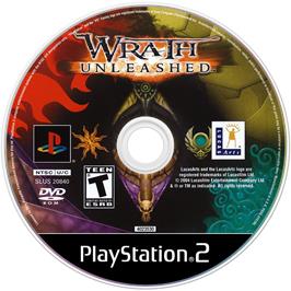 Artwork on the Disc for Wrath Unleashed on the Sony Playstation 2.